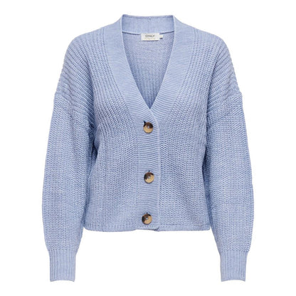 Blue Marabou Cardigan
