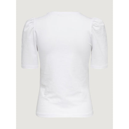 White Cotton Tops & T-Shirt