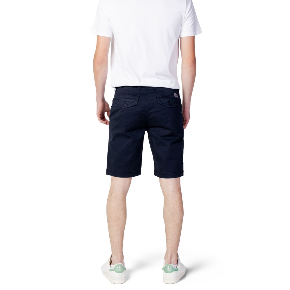 Blue Cotton Short