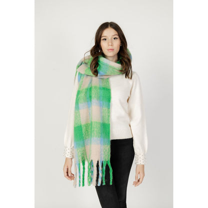 Green Polyester Scarf