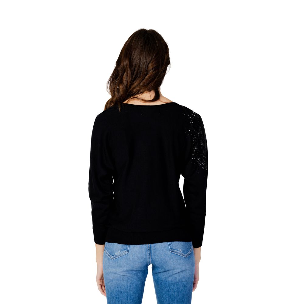 Black Viscose Tops & T-Shirt