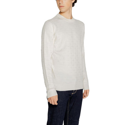 Cream Viscose Sweatshirt