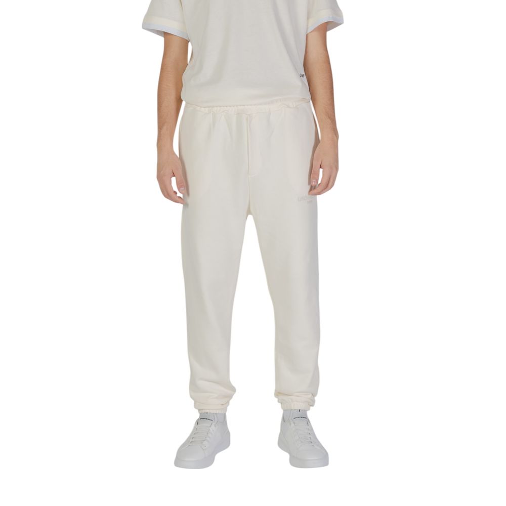 Cream Cotton Joggers (Workout Pants)