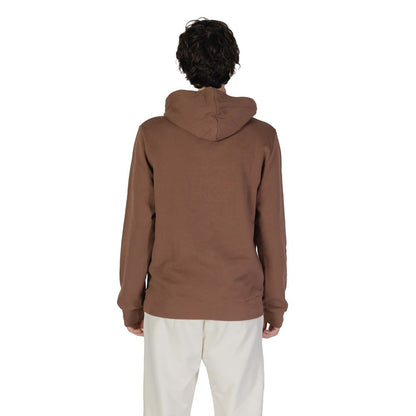 Brown Cotton Hoodie