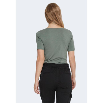 Green Viscose Tops & T-Shirt