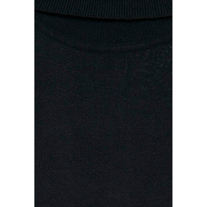 Black Viscose Turtleneck