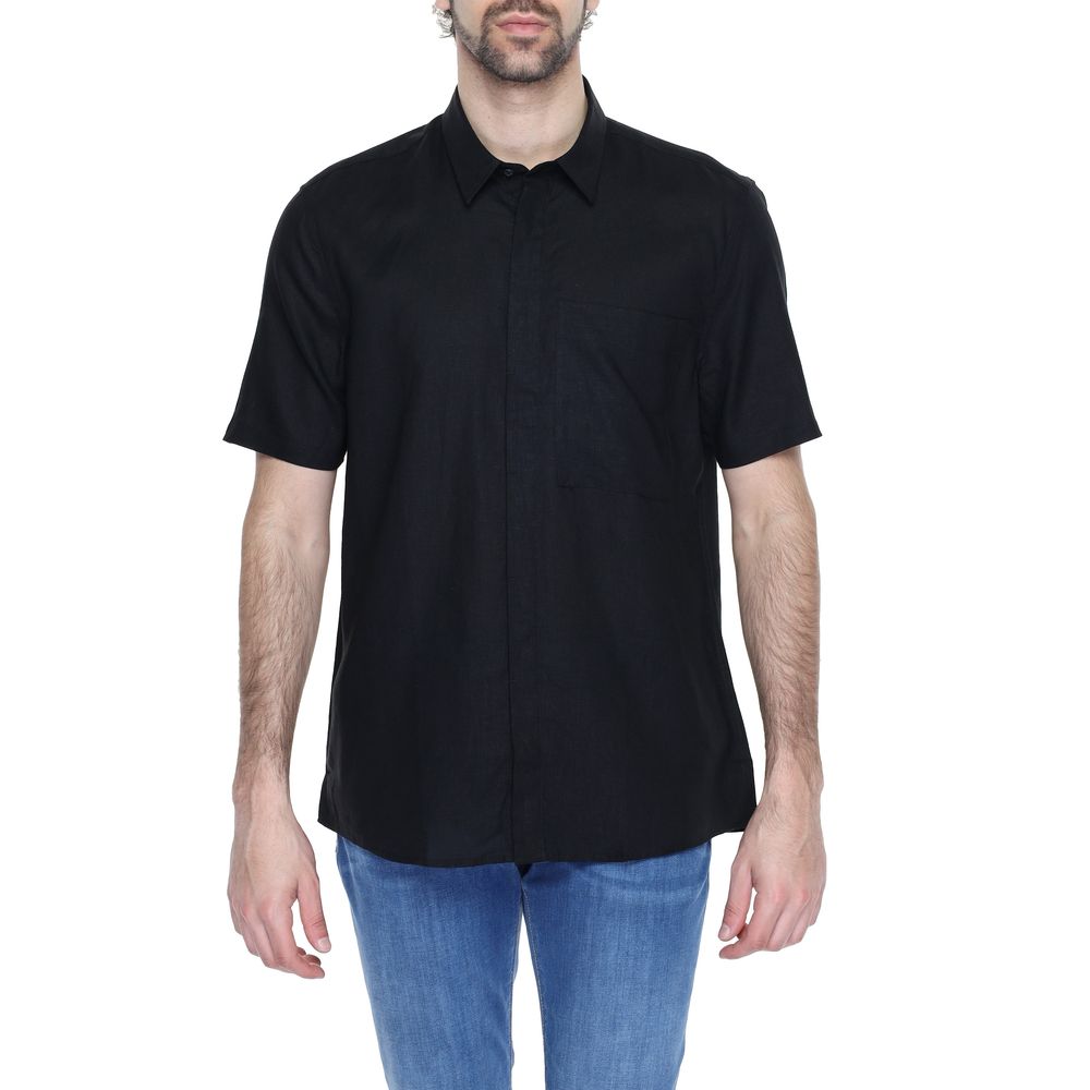 Black Linen Shirt