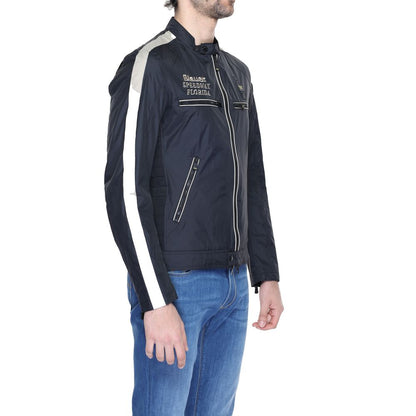 Black Polyamide Biker Jacket