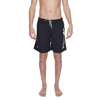 Black Polyamide Swim Shorts