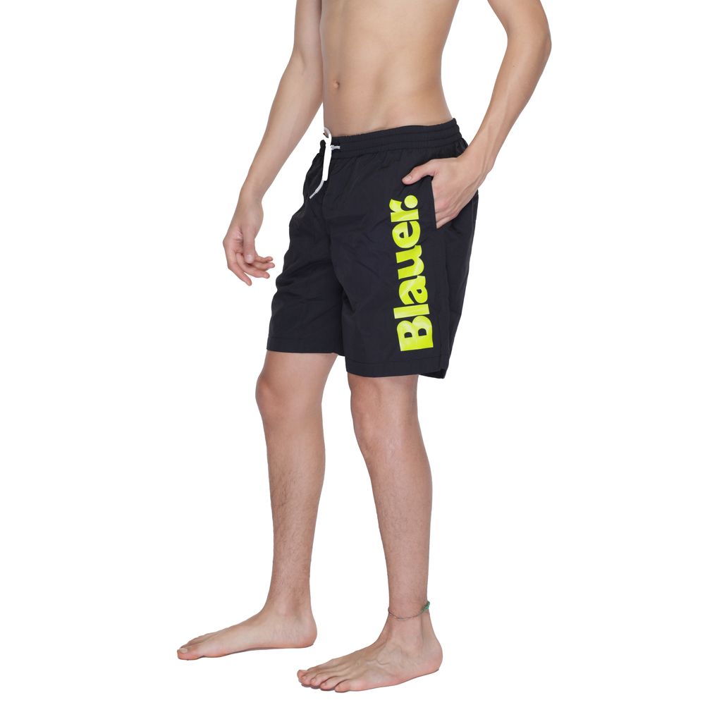 Black Polyamide Swim Shorts
