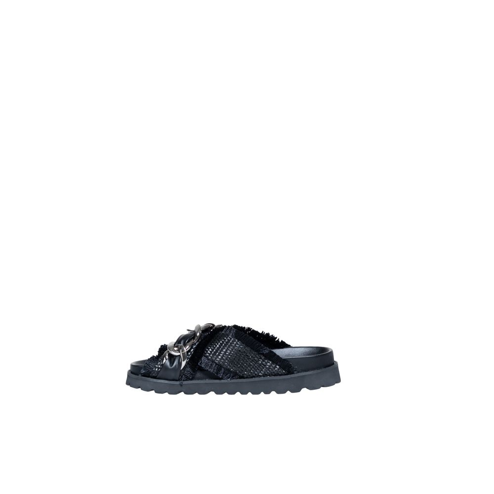 Black Polyethylene Sandals