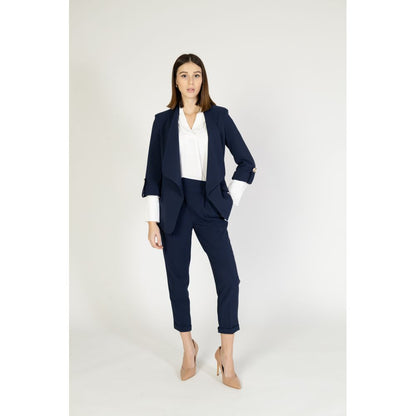 Blue Polyester Blazer