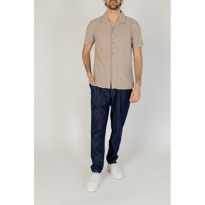 Beige Linen Shirt