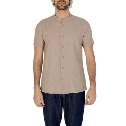 Beige Linen Shirt