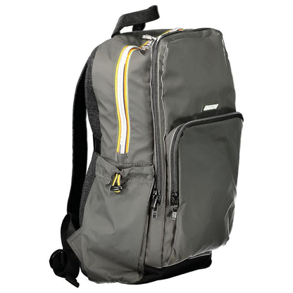 Green Polyamide Men Backpack