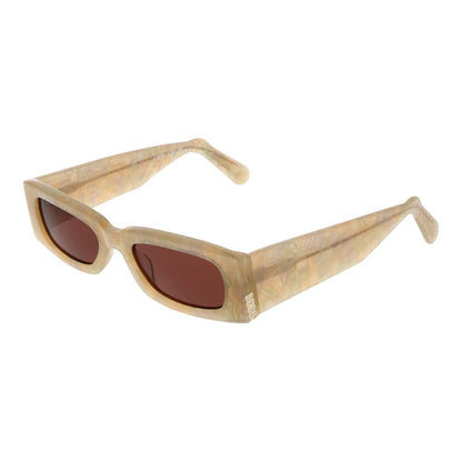 Cream Plastic Sunglasses