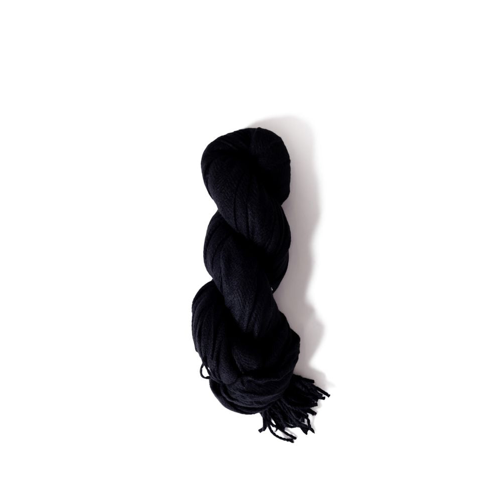 Black Polyester Scarf