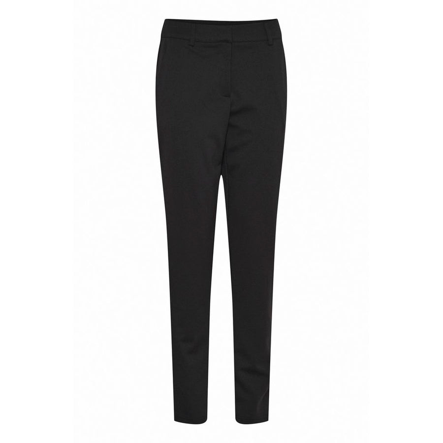 Black Recycled Polyester Dress Pants