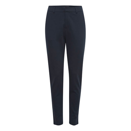 Blue Recycled Polyester Dress Pants