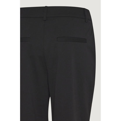 Black Recycled Polyester Dress Pants