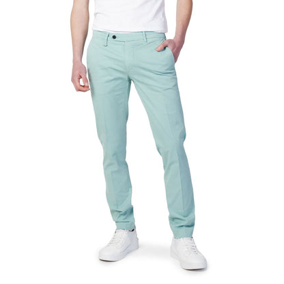 Green Cotton Jeans & Pant