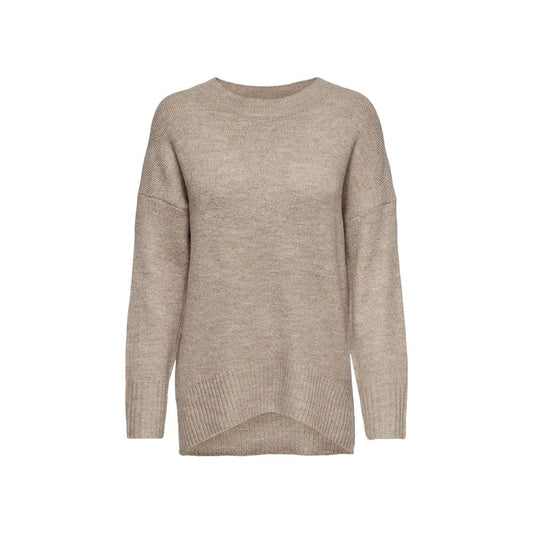 Beige Marabou Sweatshirt