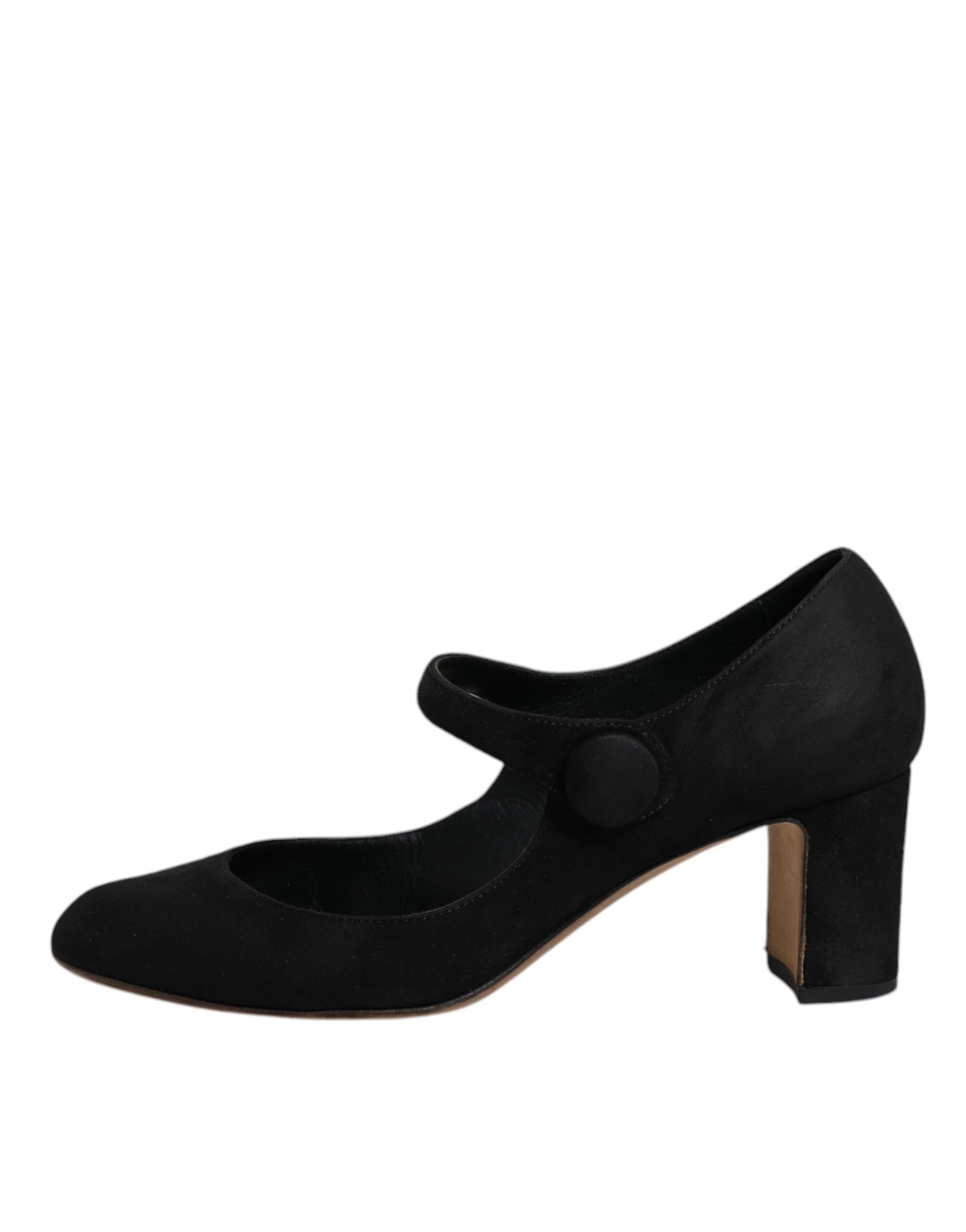 Black Suede Leather KEIRA Heels Pumps Shoes