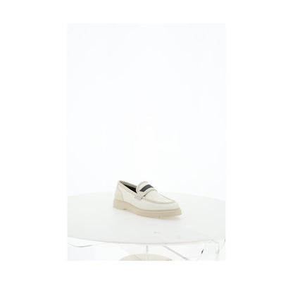 Beige Loafers Shoes