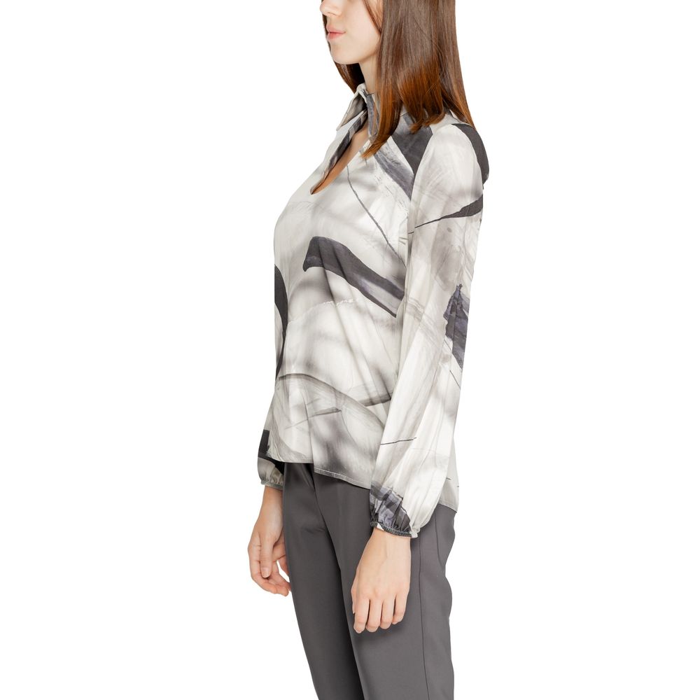 Gray Viscose Blouse