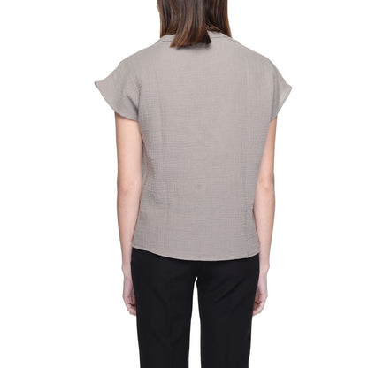 Beige Cotton Blouse