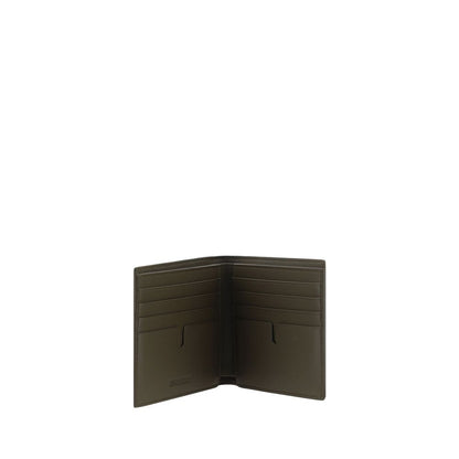 Beige Calf Leather Bos Taurus Wallet