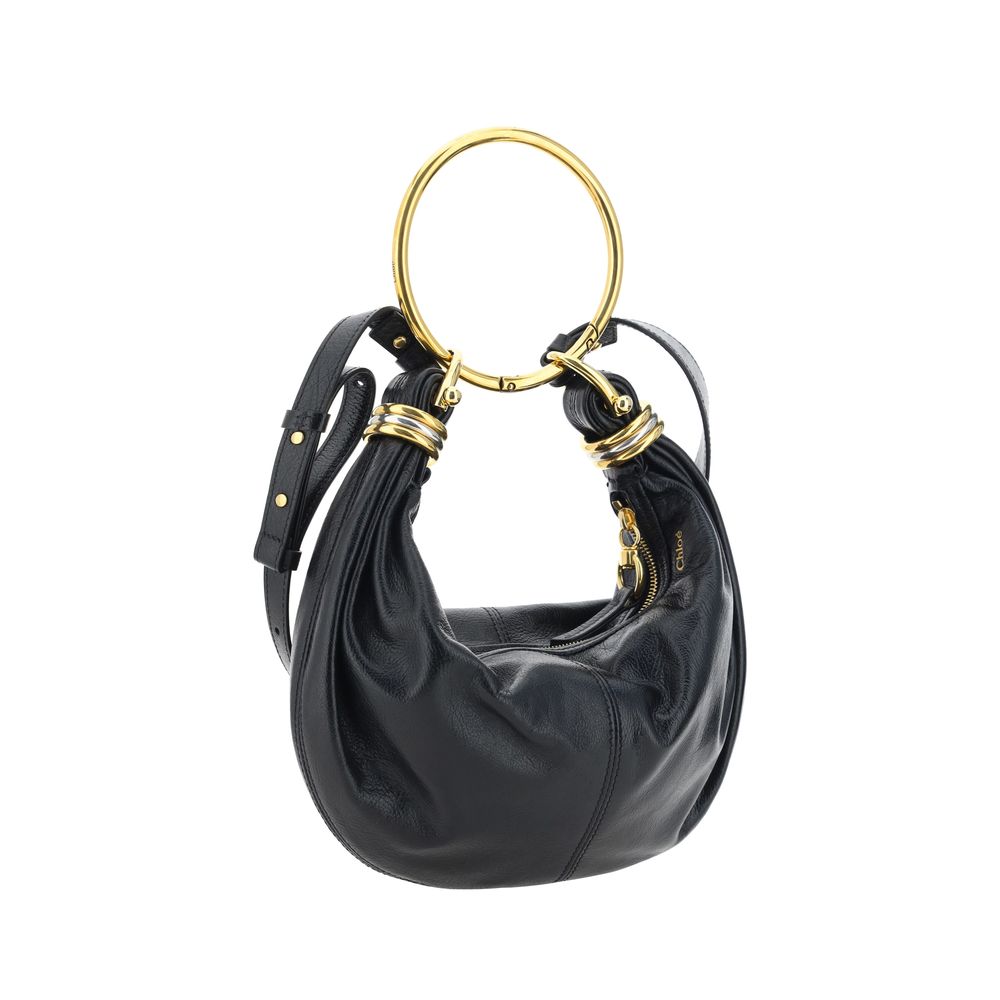 Black Calf Leather Bos Taurus Handbag