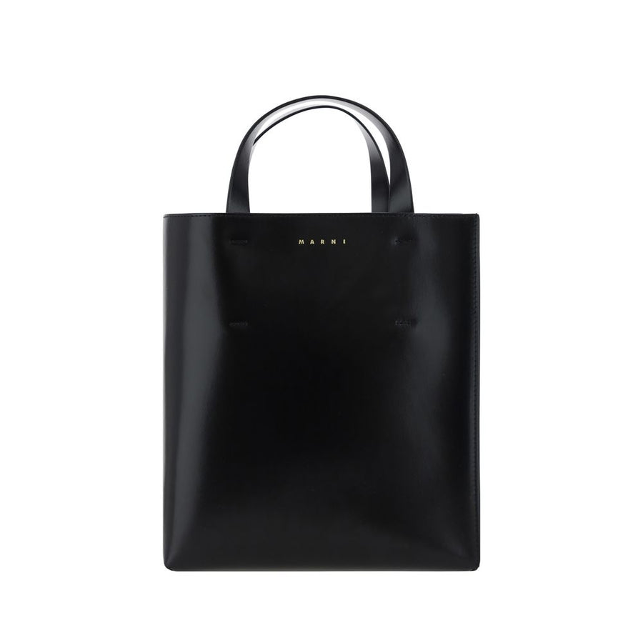 Black Calf Leather Bos Taurus Handbag