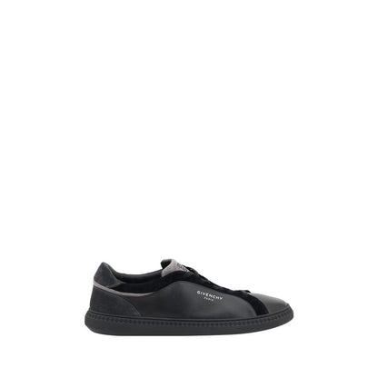 Black Leather G Set Sneakers