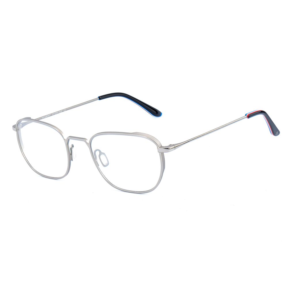 Gray Stainless Steel Glasses (Frames)