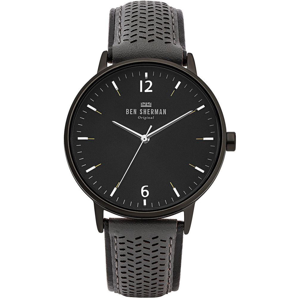 Black Leather Watch