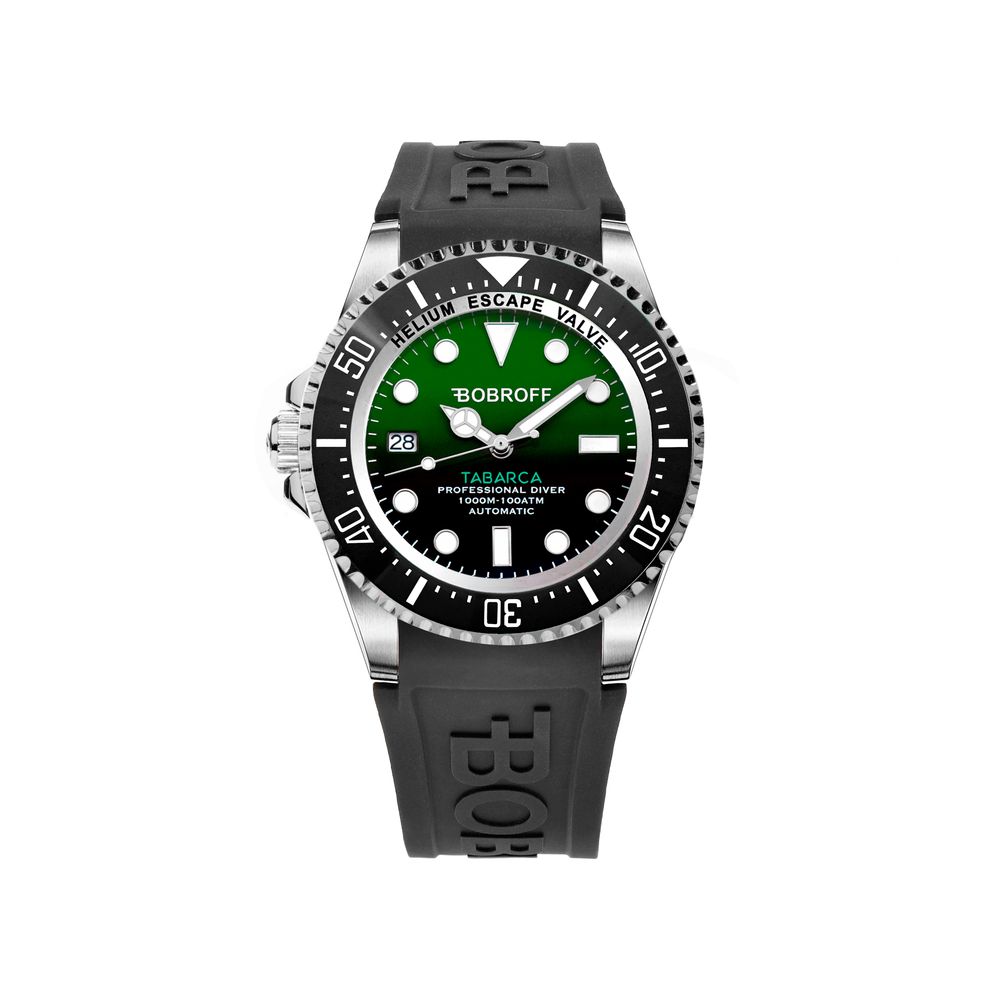 Black Rubber Watch