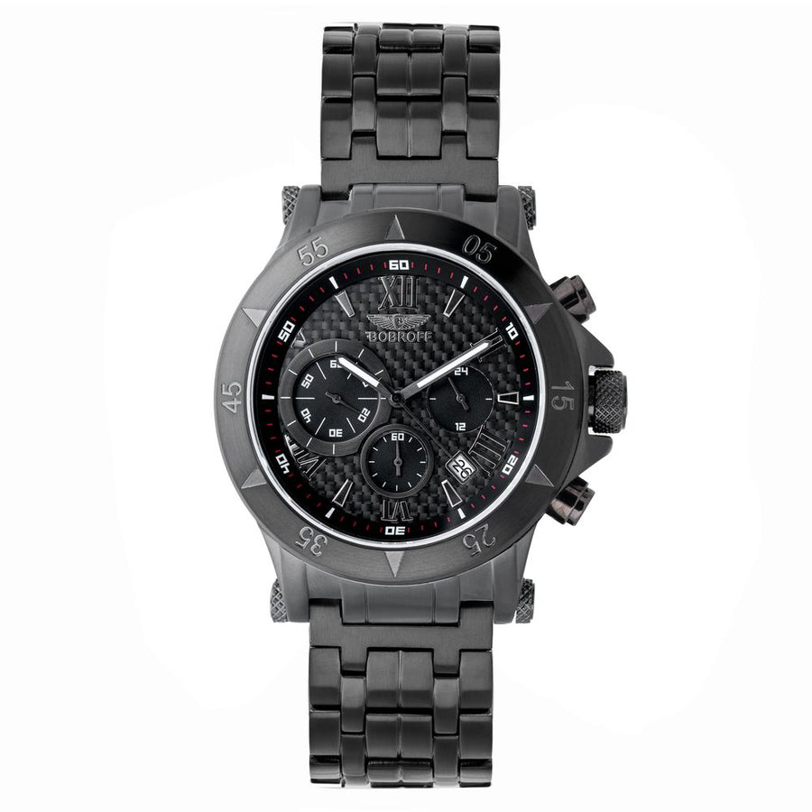 Black Stainless Steel Dress Watch