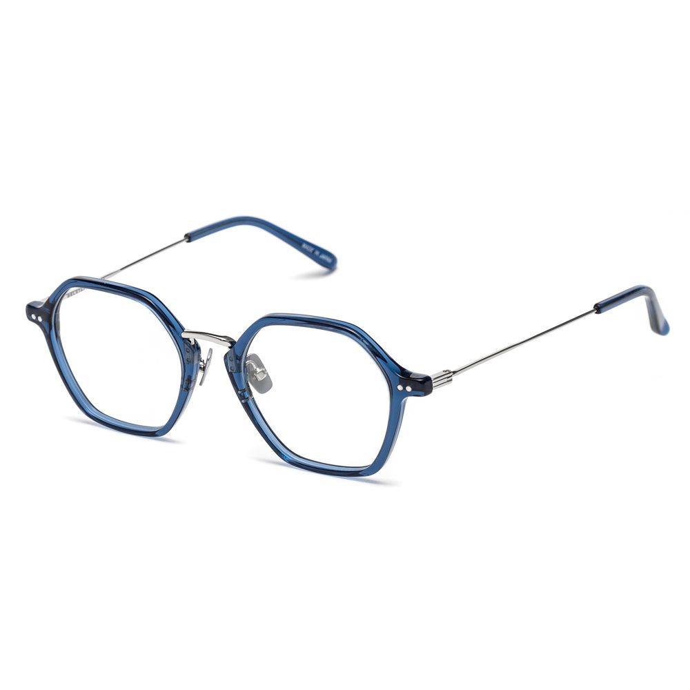 Blue Stainless Steel Glasses (Frames)