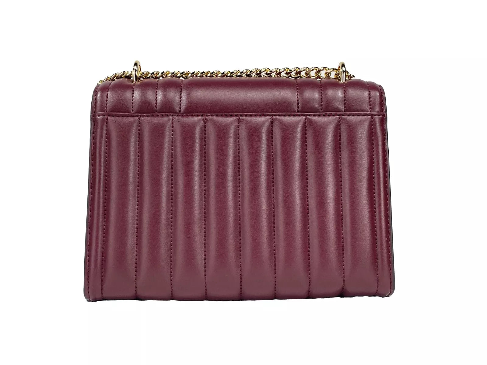 Whitney Medium Chain Shoulder Flap Crossbody Oxblood