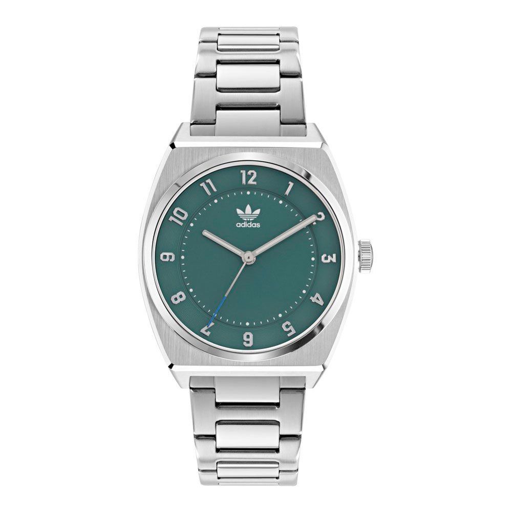 Gray Stainless Steel Dress Watch