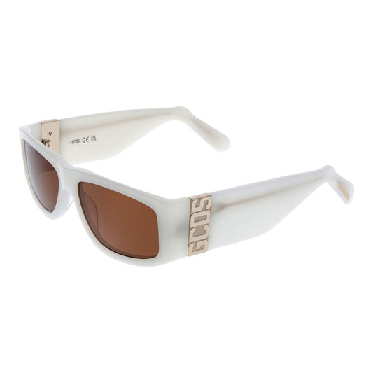 White Acetate Sunglasses