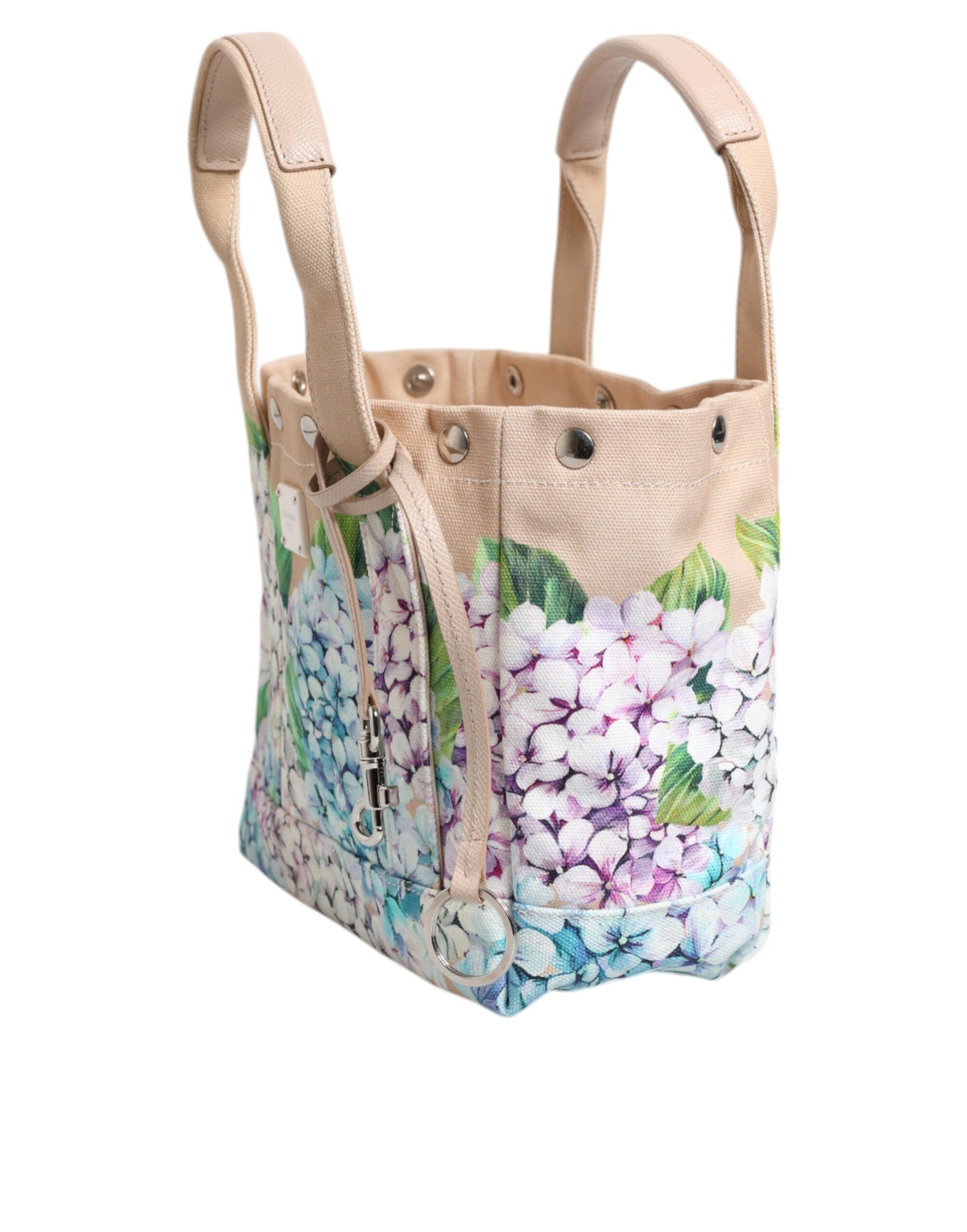 Multicolor Floral Canvas TANIA Top Handle Tote Borse Bag