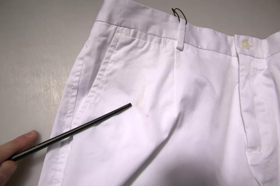 White Chinos Cotton Stretch Casual Shorts