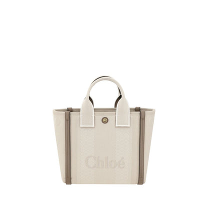 Beige Cotton Handbag