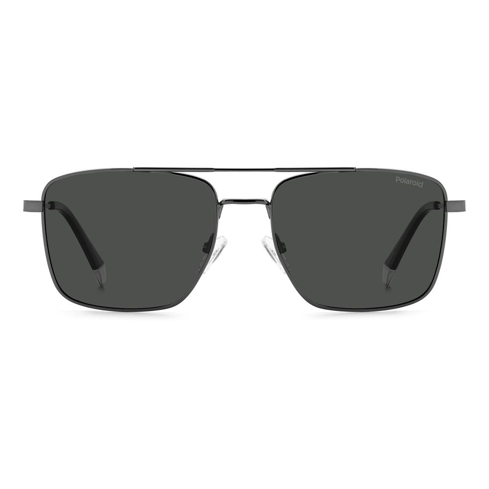 Gray Metal Sunglasses