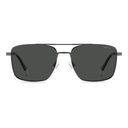 Gray Metal Sunglasses