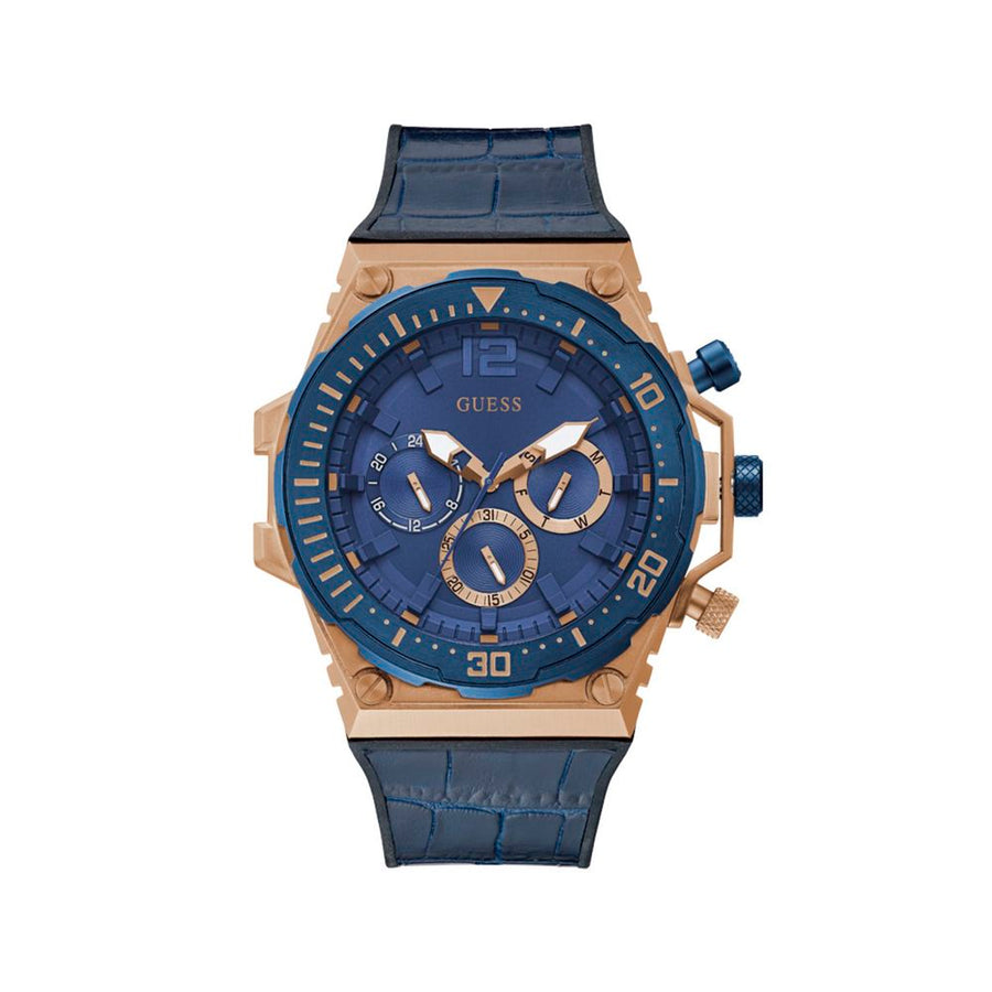 Blue Leather Watch