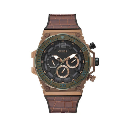 Brown Silicone Watch