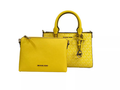 Charlotte 3 in 1 Satchel Bag Crossbody Golden Yellow